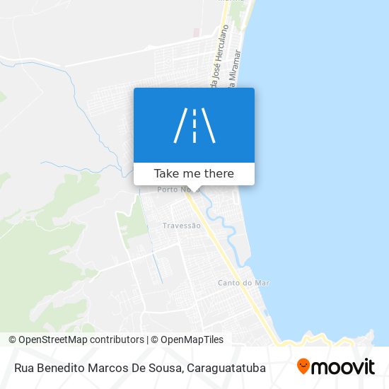 Mapa Rua Benedito Marcos De Sousa