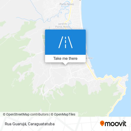 Mapa Rua Guarujá