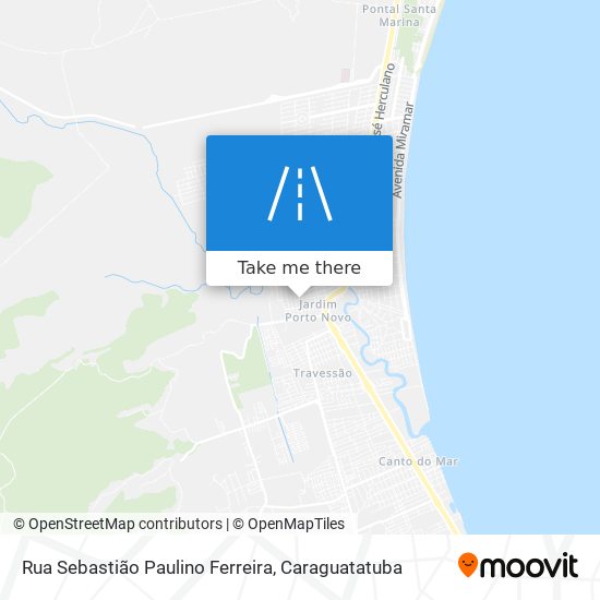 Mapa Rua Sebastião Paulino Ferreira