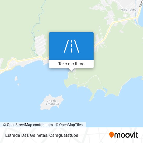 Estrada Das Galhetas map