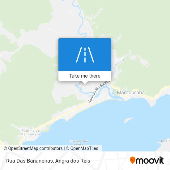 Rua Das Bananeiras map