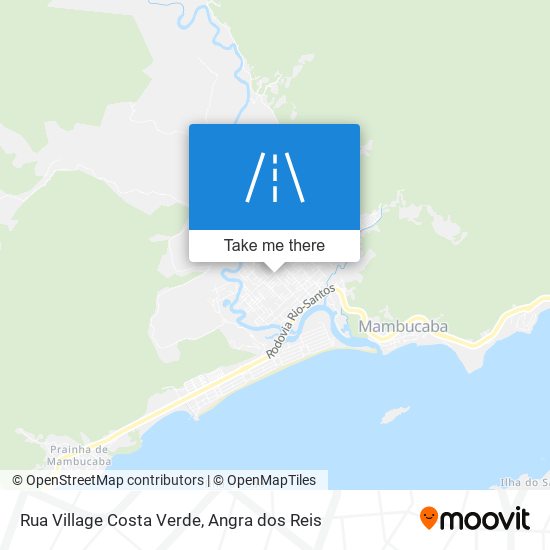 Rua Village Costa Verde map