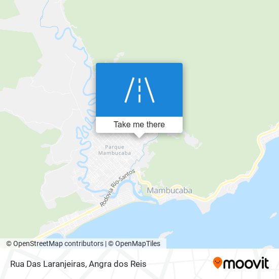 Mapa Rua Das Laranjeiras