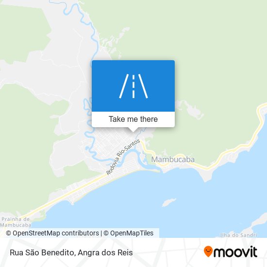 Mapa Rua São Benedito