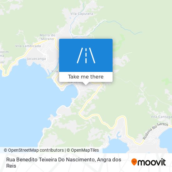 Mapa Rua Benedito Teixeira Do Nascimento