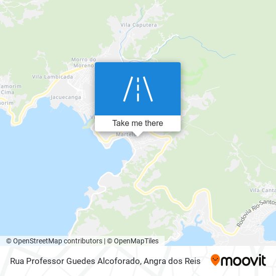 Mapa Rua Professor Guedes Alcoforado