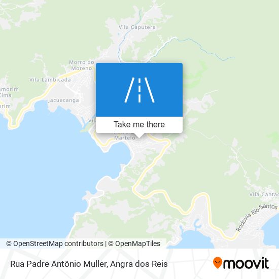 Mapa Rua Padre Antônio Muller