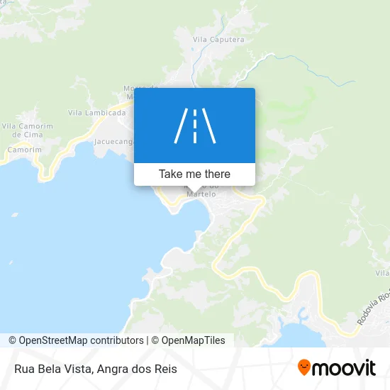 Rua Bela Vista map