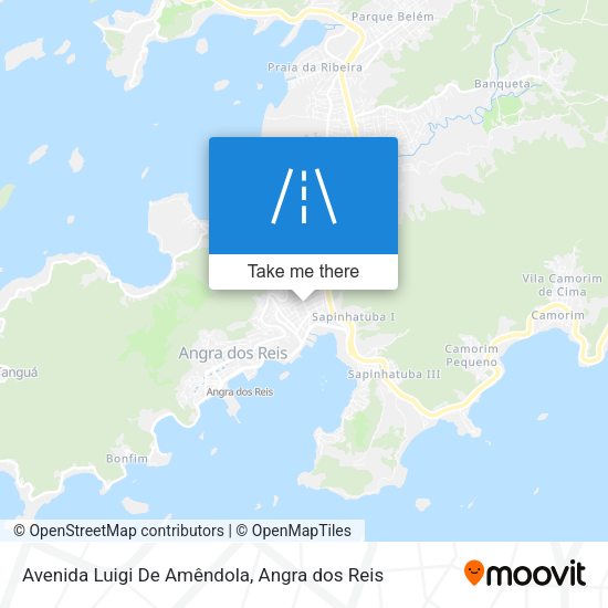 Mapa Avenida Luigi De Amêndola