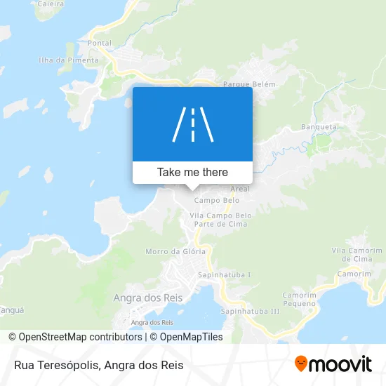 Rua Teresópolis map