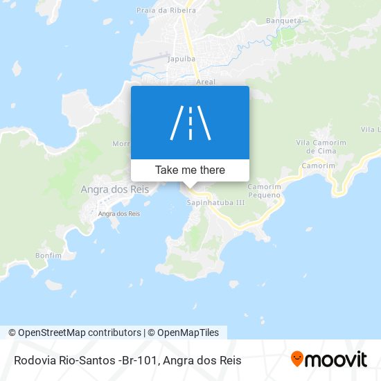 Mapa Rodovia Rio-Santos -Br-101