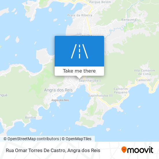 Mapa Rua Omar Torres De Castro