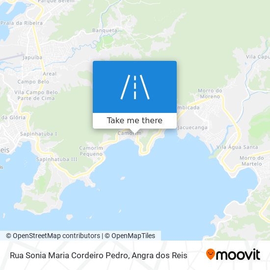 Mapa Rua Sonia Maria Cordeiro Pedro