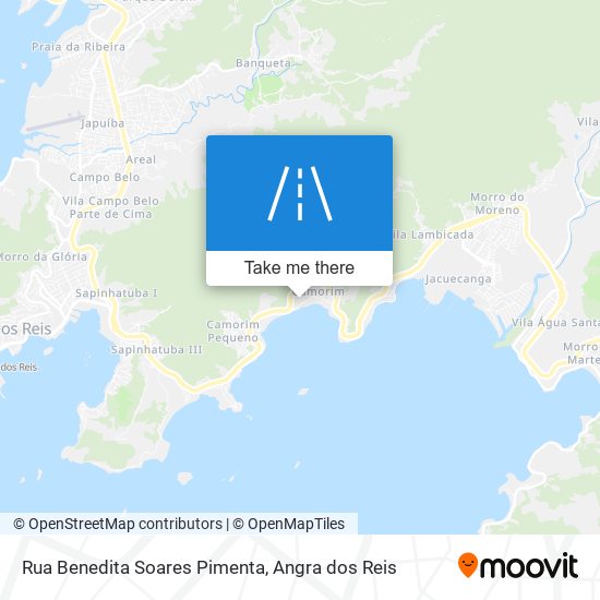 Mapa Rua Benedita Soares Pimenta