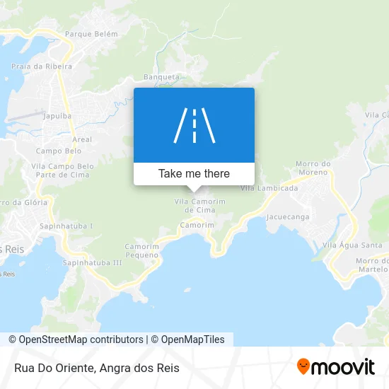 Rua Do Oriente map