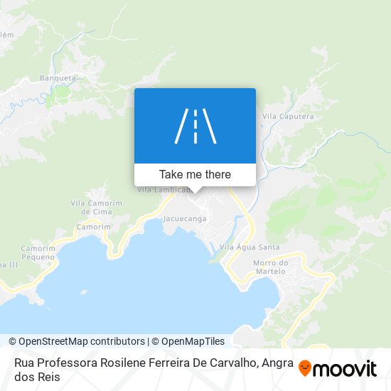 Mapa Rua Professora Rosilene Ferreira De Carvalho
