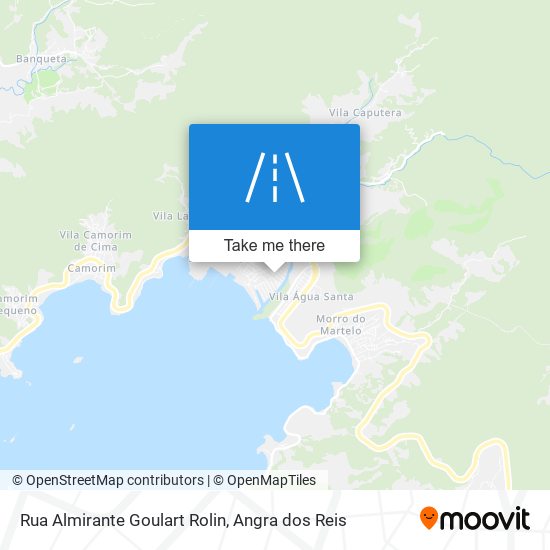 Mapa Rua Almirante Goulart Rolin