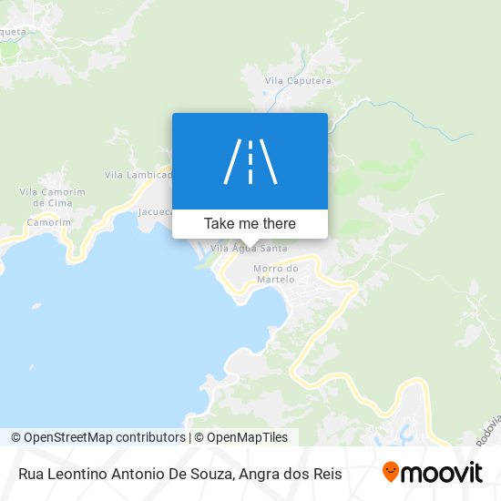 Mapa Rua Leontino Antonio De Souza