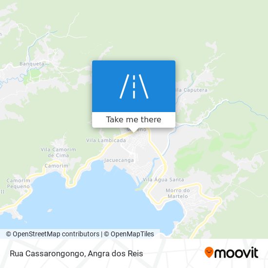 Mapa Rua Cassarongongo