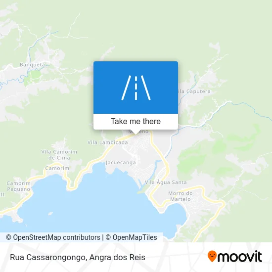 Rua Cassarongongo map