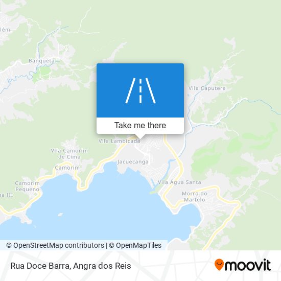 Rua Doce Barra map