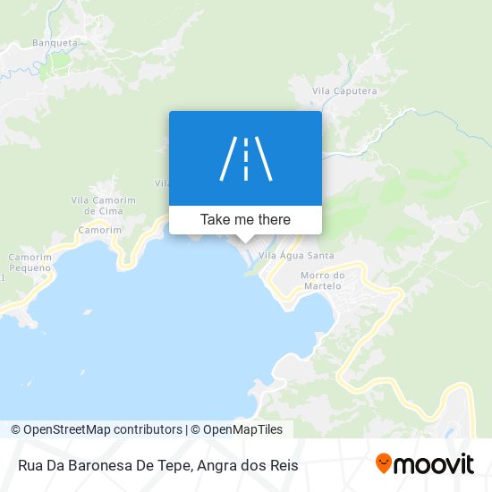 Mapa Rua Da Baronesa De Tepe