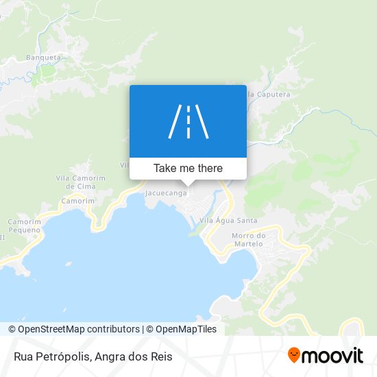 Mapa Rua Petrópolis