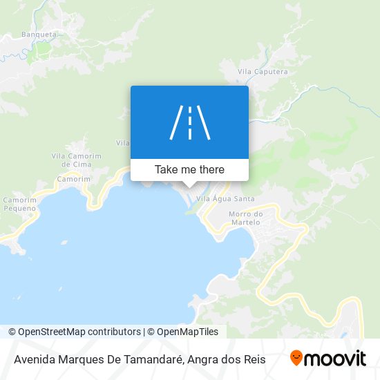 Mapa Avenida Marques De Tamandaré