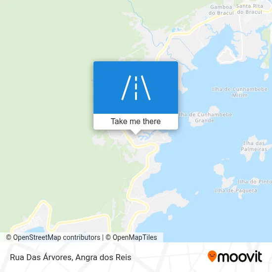 Rua Das Árvores map