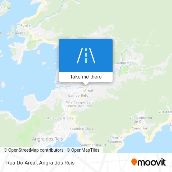 Rua Do Areal map