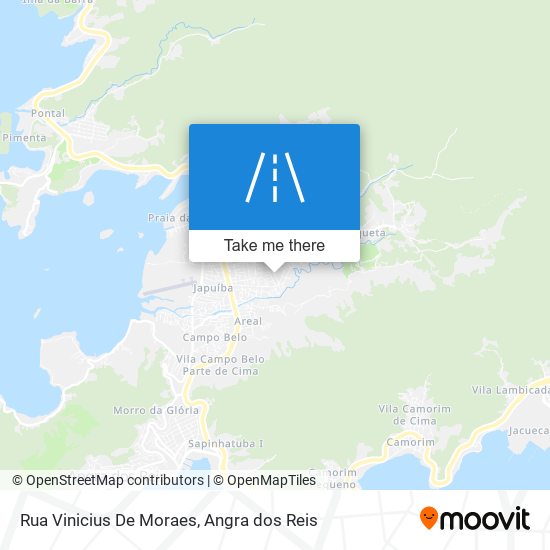 Mapa Rua Vinicius De Moraes
