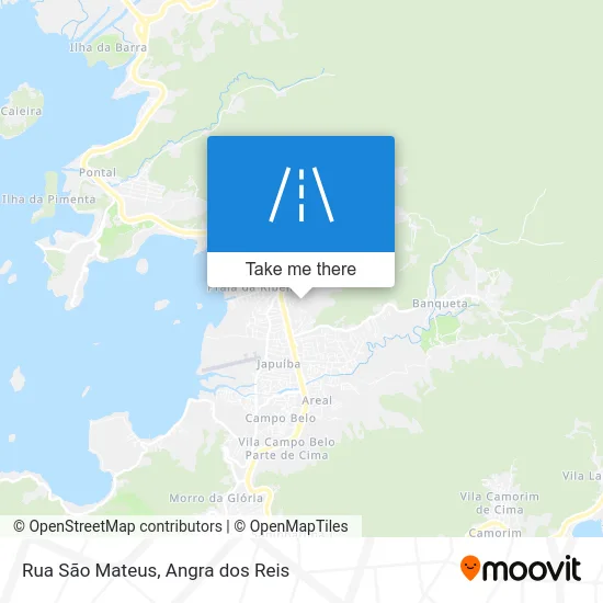 Rua São Mateus map