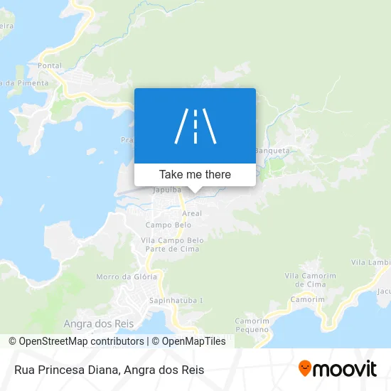 Rua Princesa Diana map