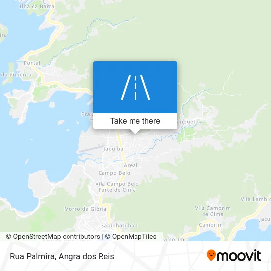 Rua Palmira map