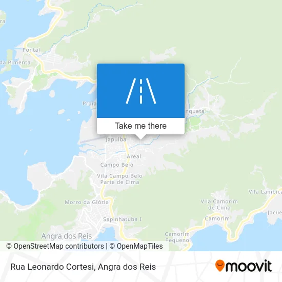 Rua Leonardo Cortesi map