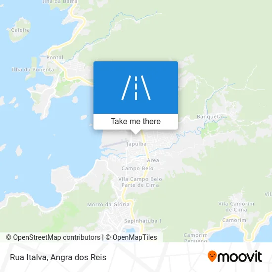 Rua Italva map
