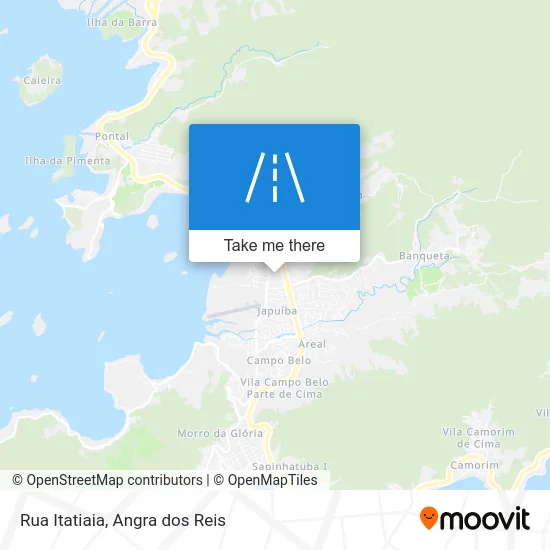 Rua Itatiaia map