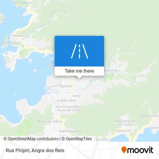 Rua Piripiri map