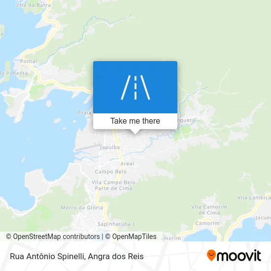 Rua Antônio Spinelli map