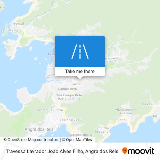 Mapa Travessa Lavrador João Alves Filho