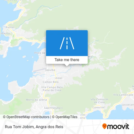 Rua Tom Jobim map