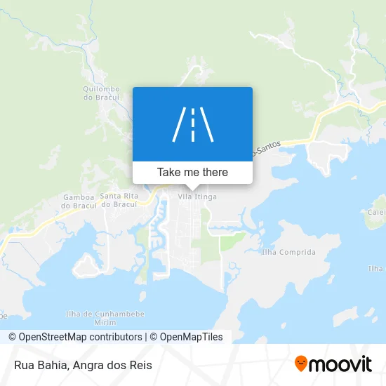 Rua Bahia map