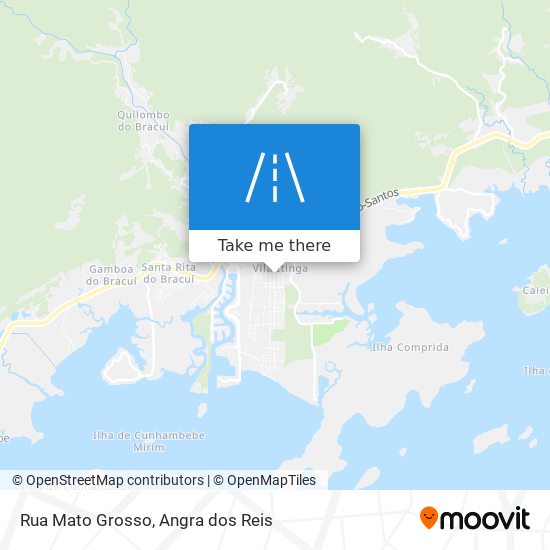 Mapa Rua Mato Grosso