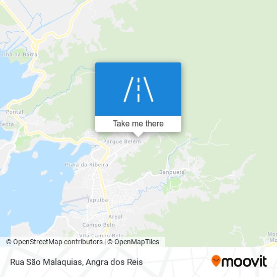 Rua São Malaquias map