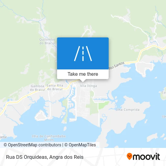 Rua DS Orquideas map