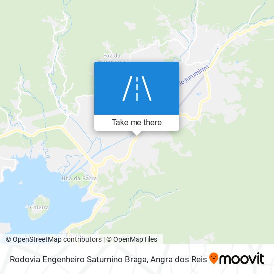 Rodovia Engenheiro Saturnino Braga map
