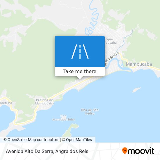 Mapa Avenida Alto Da Serra