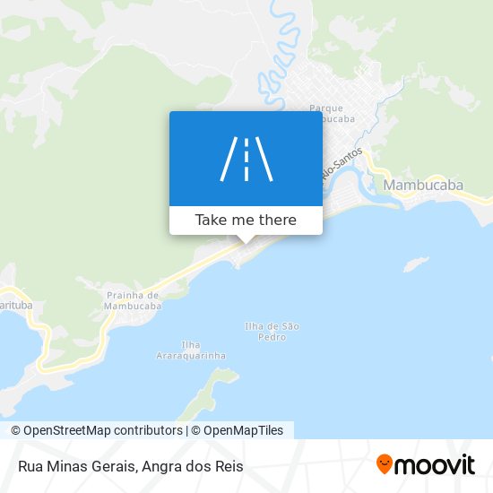 Mapa Rua Minas Gerais