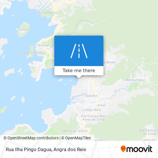 Mapa Rua Ilha Pingo Dagua