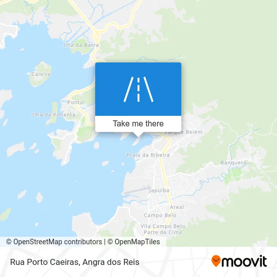 Rua Porto Caeiras map